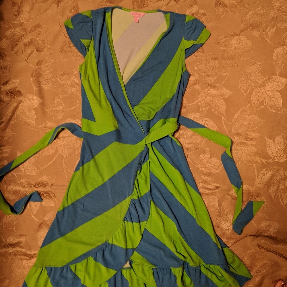 Lilly Pulitzer jersey wrap dress